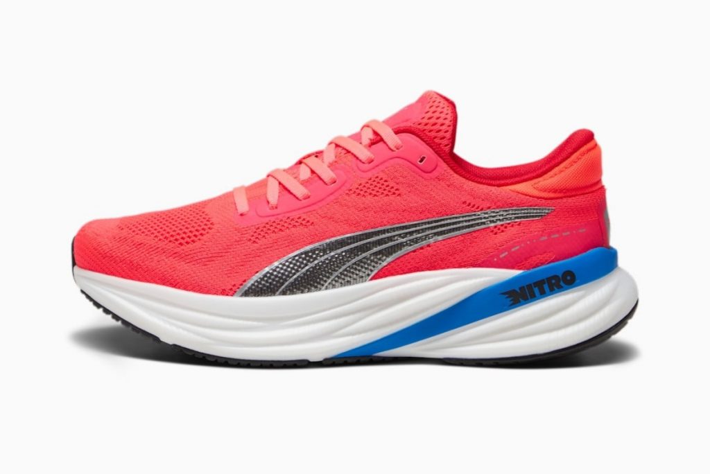 PUMA NITRO2 プーマ ニトロ2 エキデン ランニングシューズ 26cm PUMA ディヴィエイトニトロ 2 EKIDEN RUSH（Men's） ライム パウ