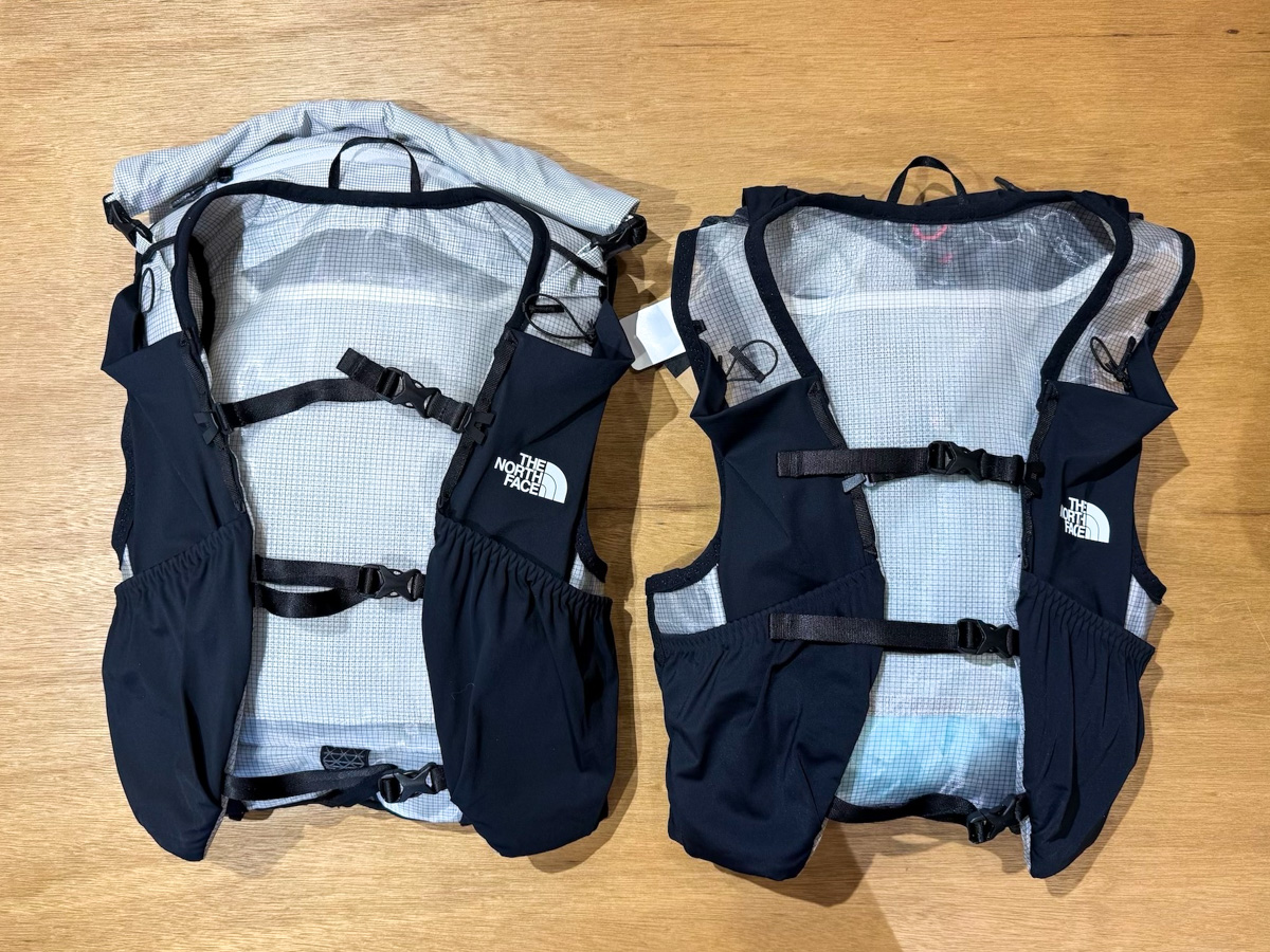 「注目のトレランザック2選！　THE NORTH FACE『TR10』、ULTIMATE DIRECTION『ULTRA VEST』を徹底比較！」の画像