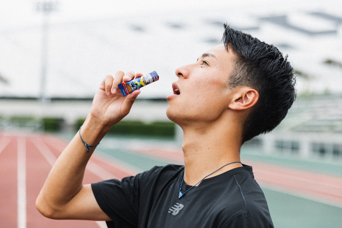 「赤﨑暁選手が実践するコンディショ二ング方法とは？トレーニングや『アミノバイタル®️』活用術を聞く」の画像