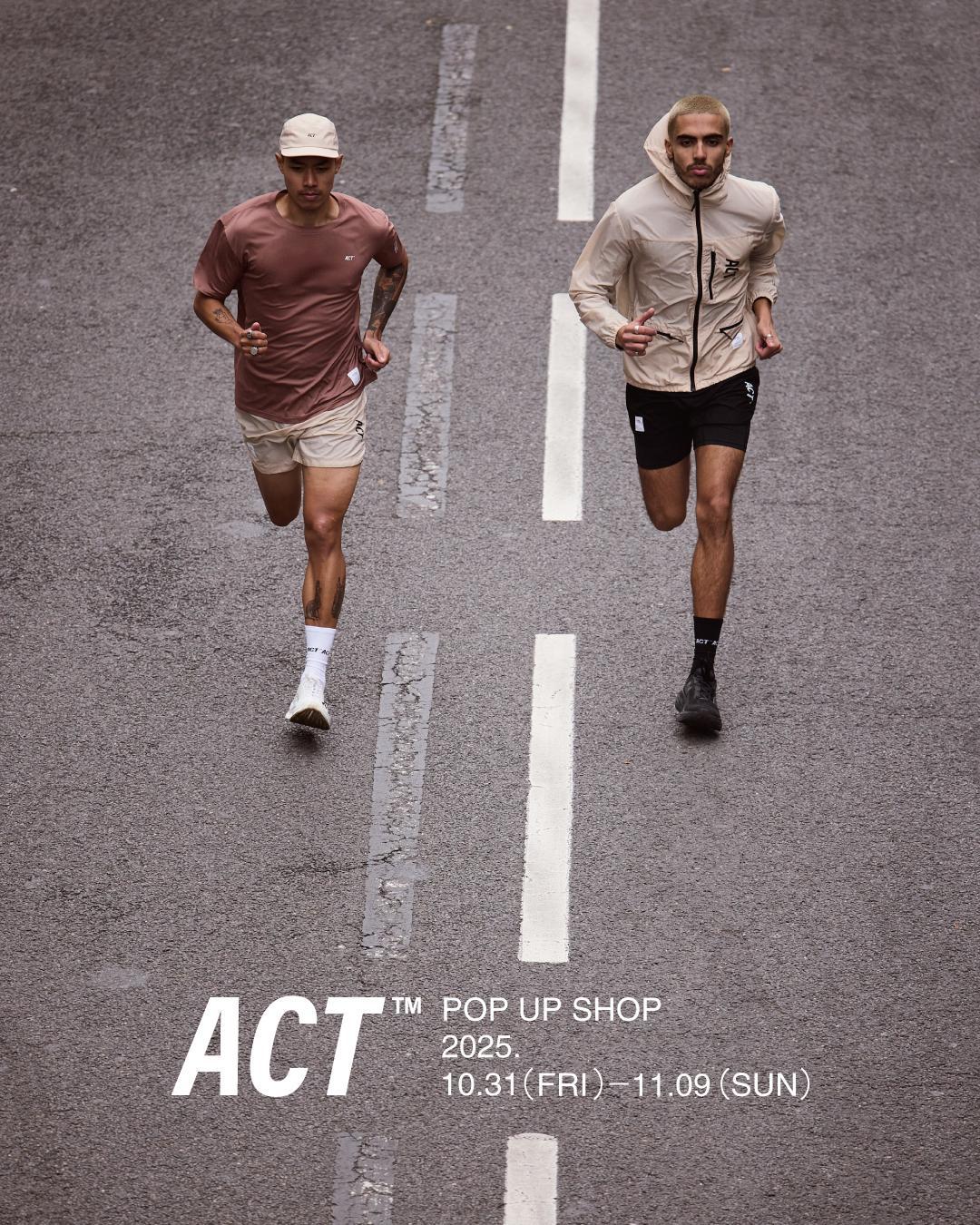 「パリ発の新鋭ブランド『ACT Running(アクト ランニング)』日本初のポップアップイベント開催」の画像
