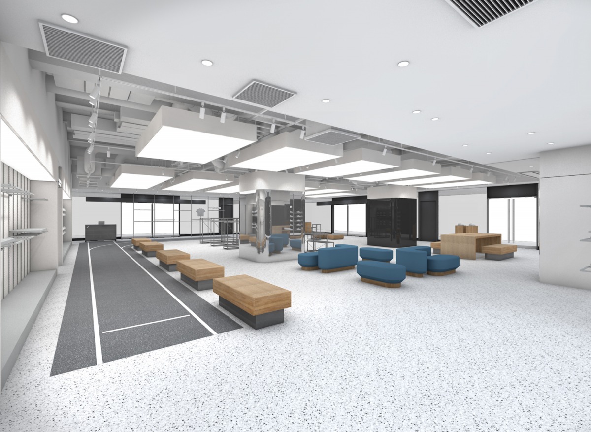 「店内に試し履きトラックも新設!『ASICS GRAND FRONT OSAKA』が12月27日リニューアルオープン」の画像