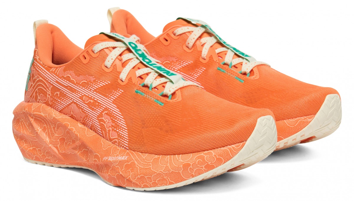 「アシックスから「東京マラソン2026」開催を記念した限定ランニングシューズが登場!「息吹」に着想を得たグラフィックが目を惹くデザイン」の画像