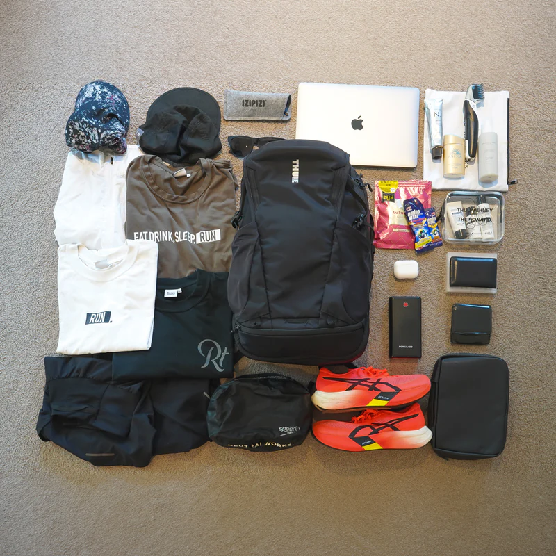 「ランナーのバッグには何が入っている?遠征時の持ち物を公開『What's in my bag?』Runtrip編集部・ヤーリー編」の画像
