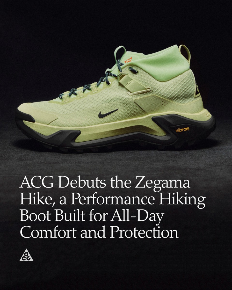 「ナイキ『ACG ゼガマ ハイク』新登場！快適で足をしっかりと守る高機能ハイキングシューズ」の画像