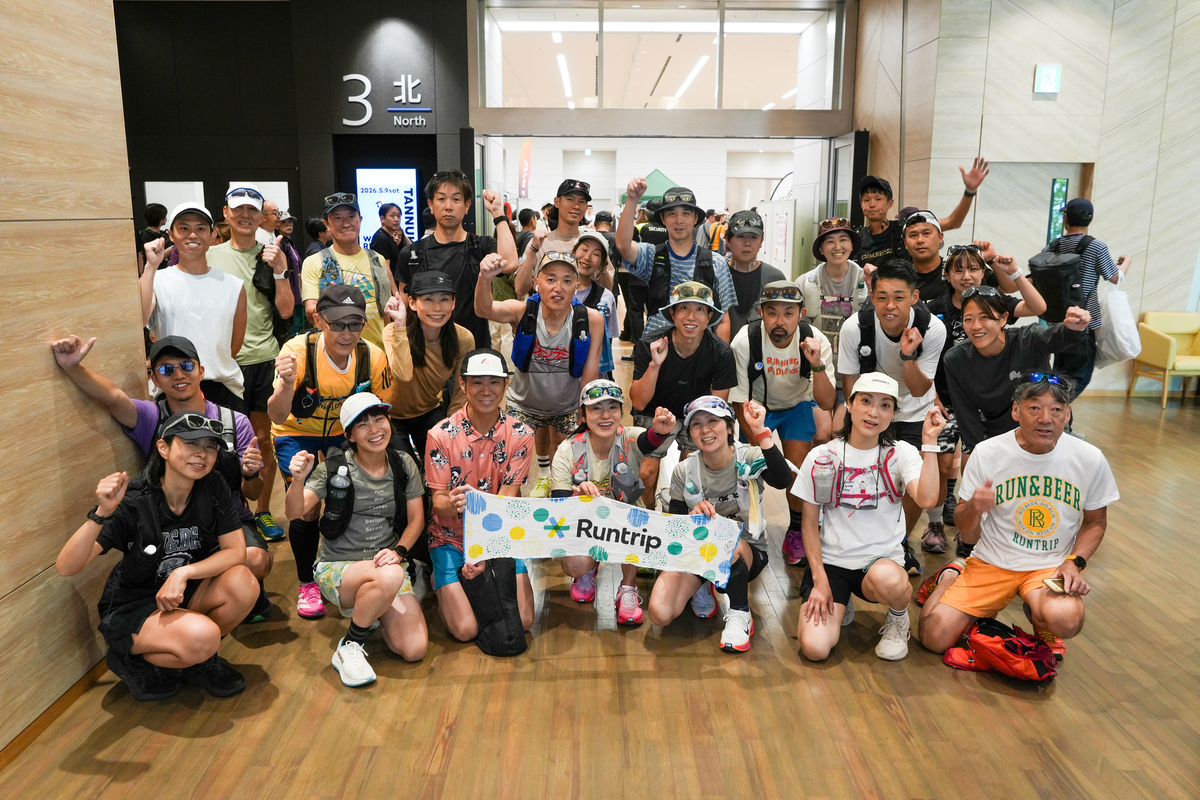 「『Feetures』の靴下をプレゼント！会話を楽しみながらランニング『RUN to TANNUKI FES 〜Runtrip BASE発！みんなでタヌキフェスへ行こう〜』レポート」の画像