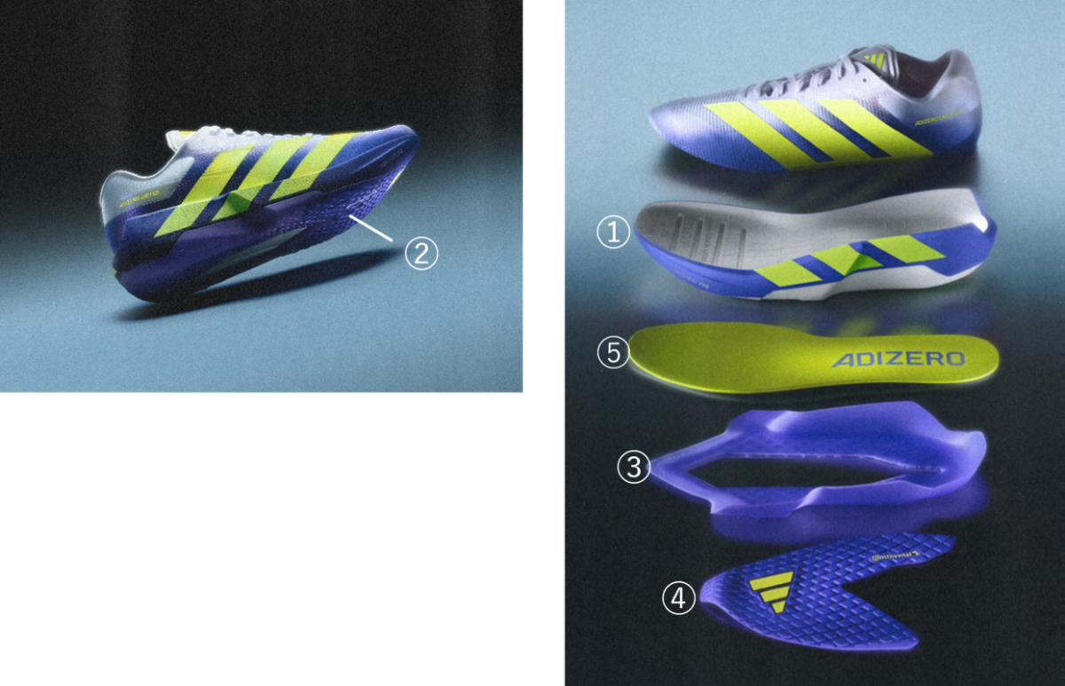 「アディダス『ADIZERO Dropset Pro』登場。ランニングと室内ワークアウトの両立を追求したハイブリッドトレーニングシューズ」の画像