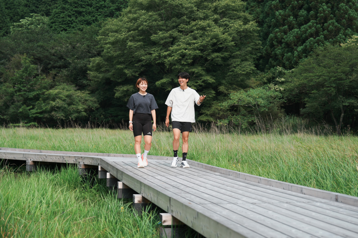 「夏は避暑地へ旅ラン!アディダス『HYPERBOOST EDGE』で巡る富士宮Runtrip」の画像