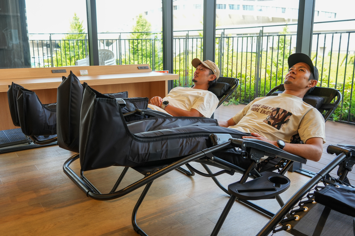「走った後こそ、整える。Runtrip BASE YOYOGI PARKに『Recovery Lounge』が期間限定オープン」の画像