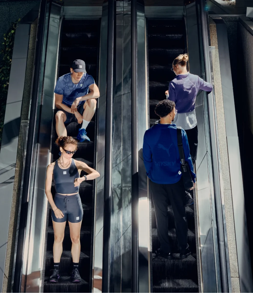 「PUMA×SAYSKYコラボ第3弾が登場！クラシックなビジネスウェアをランニング仕様に」の画像
