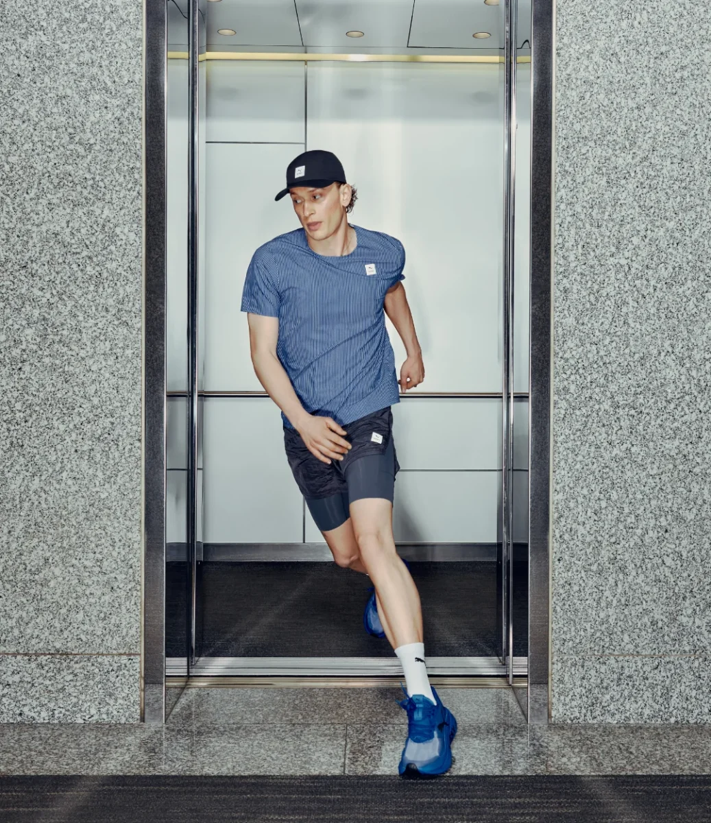 「PUMA×SAYSKYコラボ第3弾が登場！クラシックなビジネスウェアをランニング仕様に」の画像