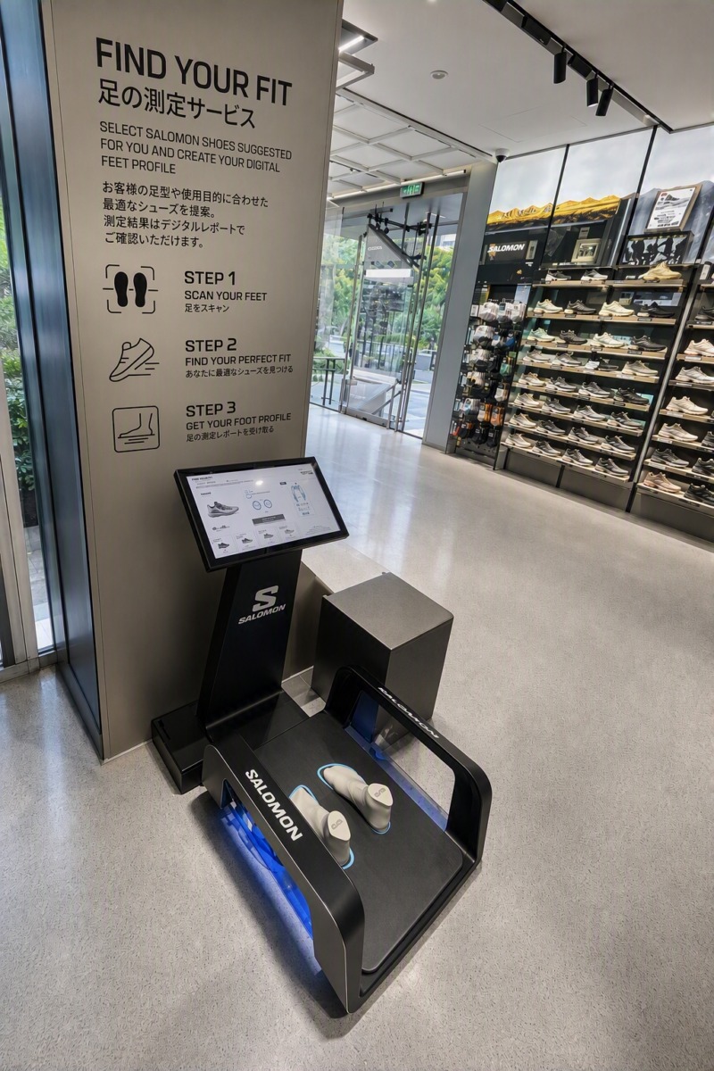 「サロモン新店舗『サロモンストア 吉祥寺店』が10月オープン!3D足型計測器『safesize』も導入」の画像