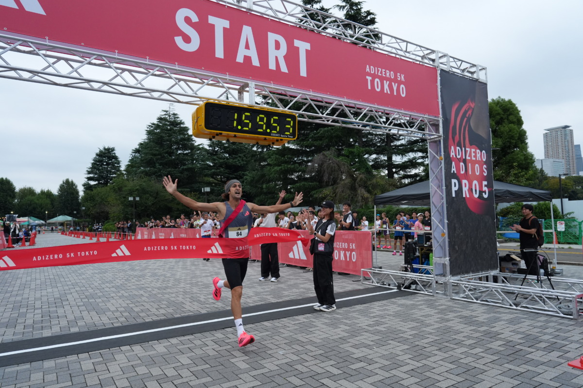 「アディダス『ADIZERO 5K TOKYO CHALLENGE』で5km日本新記録が誕生！熱戦の1日をレポート」の画像